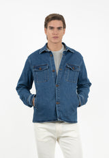 Chaqueta Denim Marino