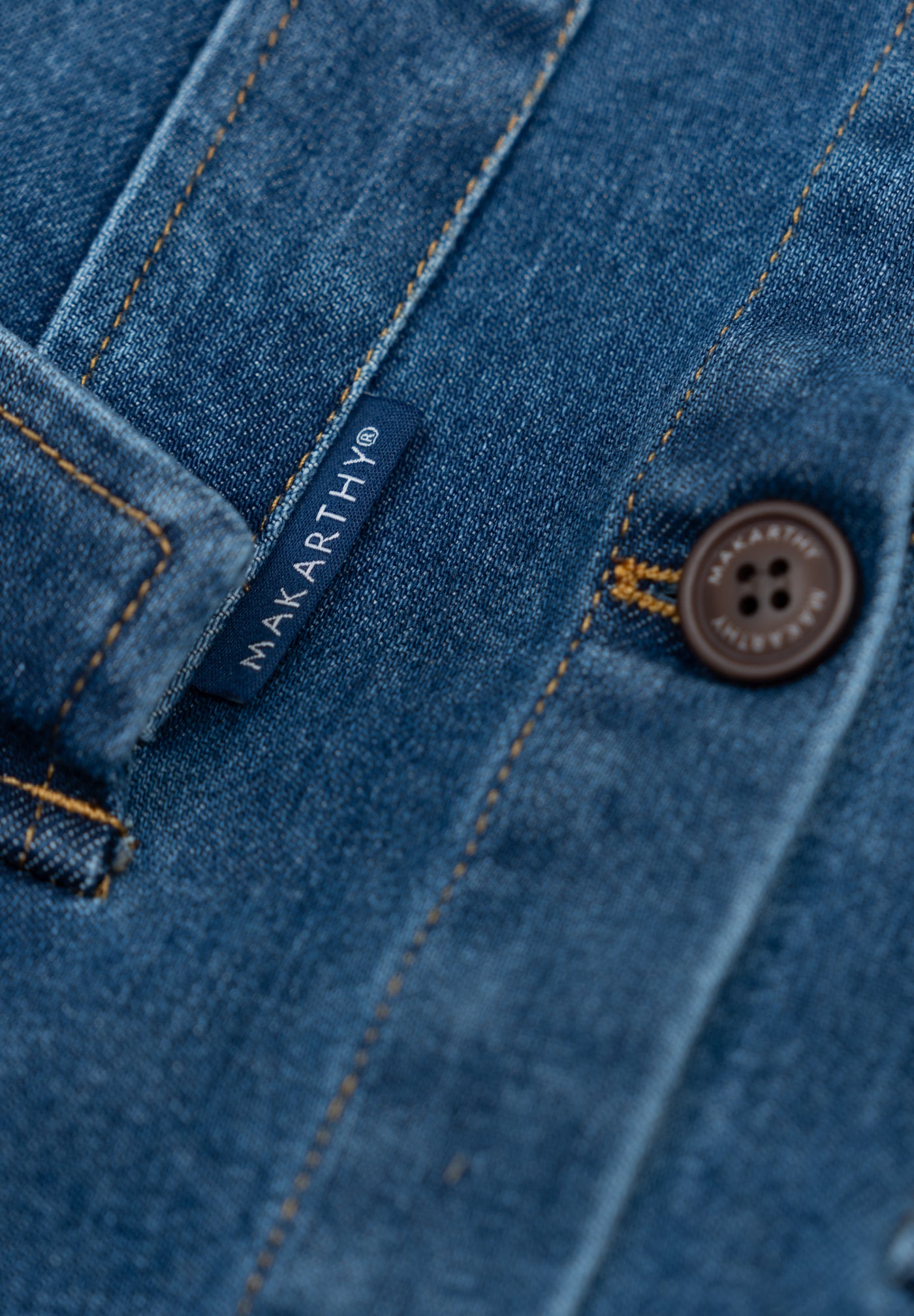 Chaqueta Denim Marino