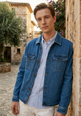 Chaqueta Denim Marino