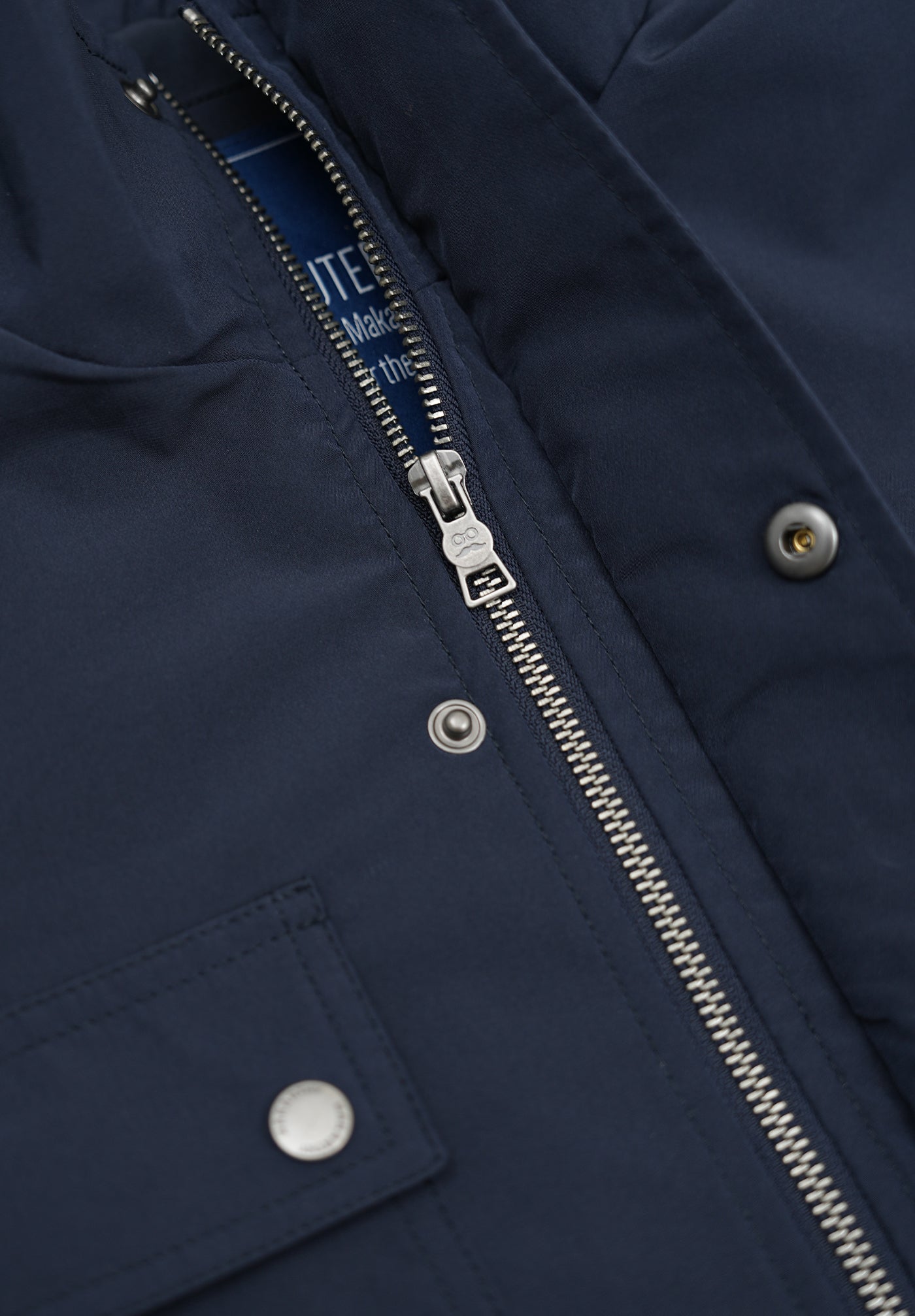 Parka Nylon Azul Medianoche