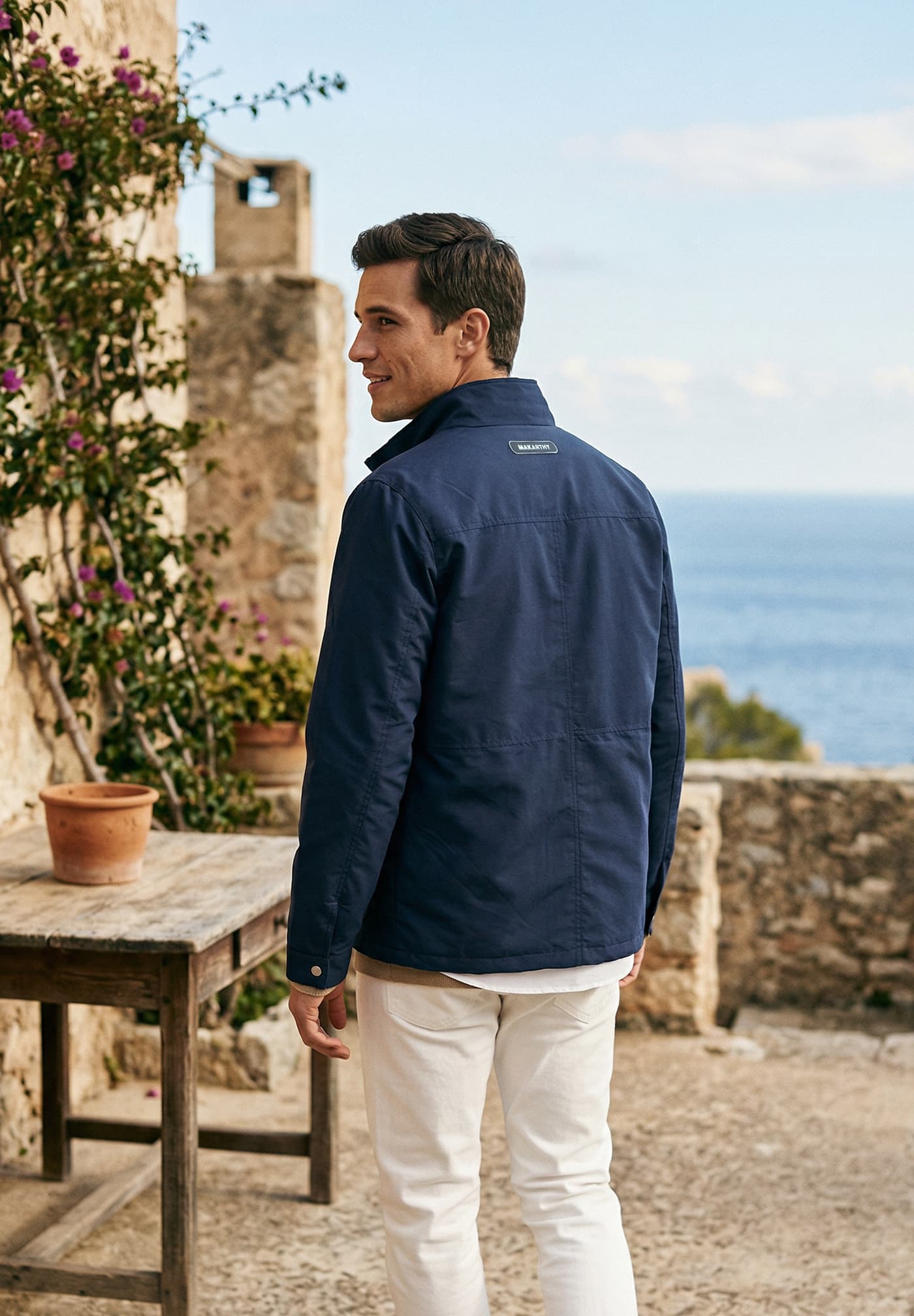 Parka Nylon Azul Medianoche