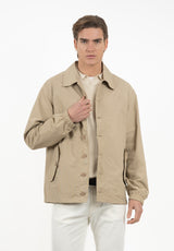 Chaqueta Sarga Camel