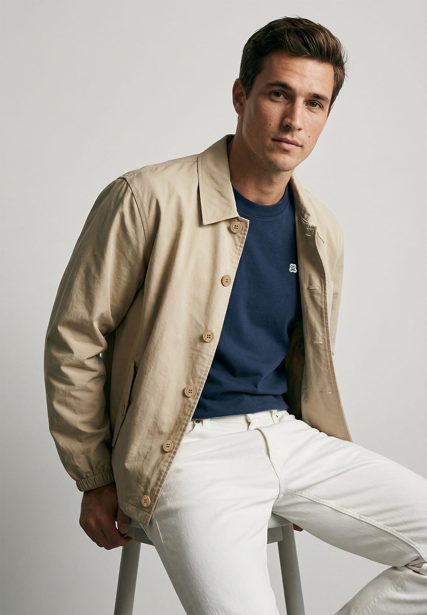 Camel Twill Jacket