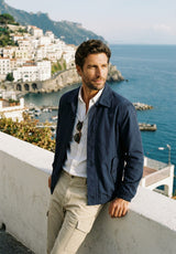Chaqueta Sarga Marino