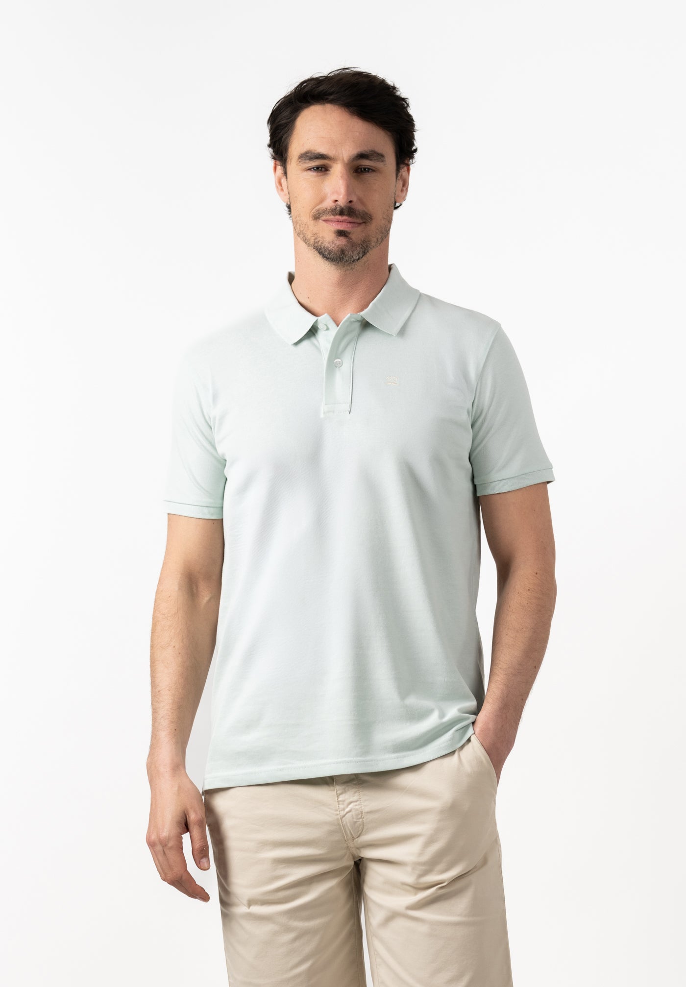 Pastel Blue Restless Polo