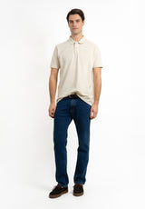 Polo Logo relieve Beige
