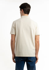 Polo Logo relieve Beige