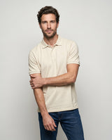 Polo Logo relieve Beige