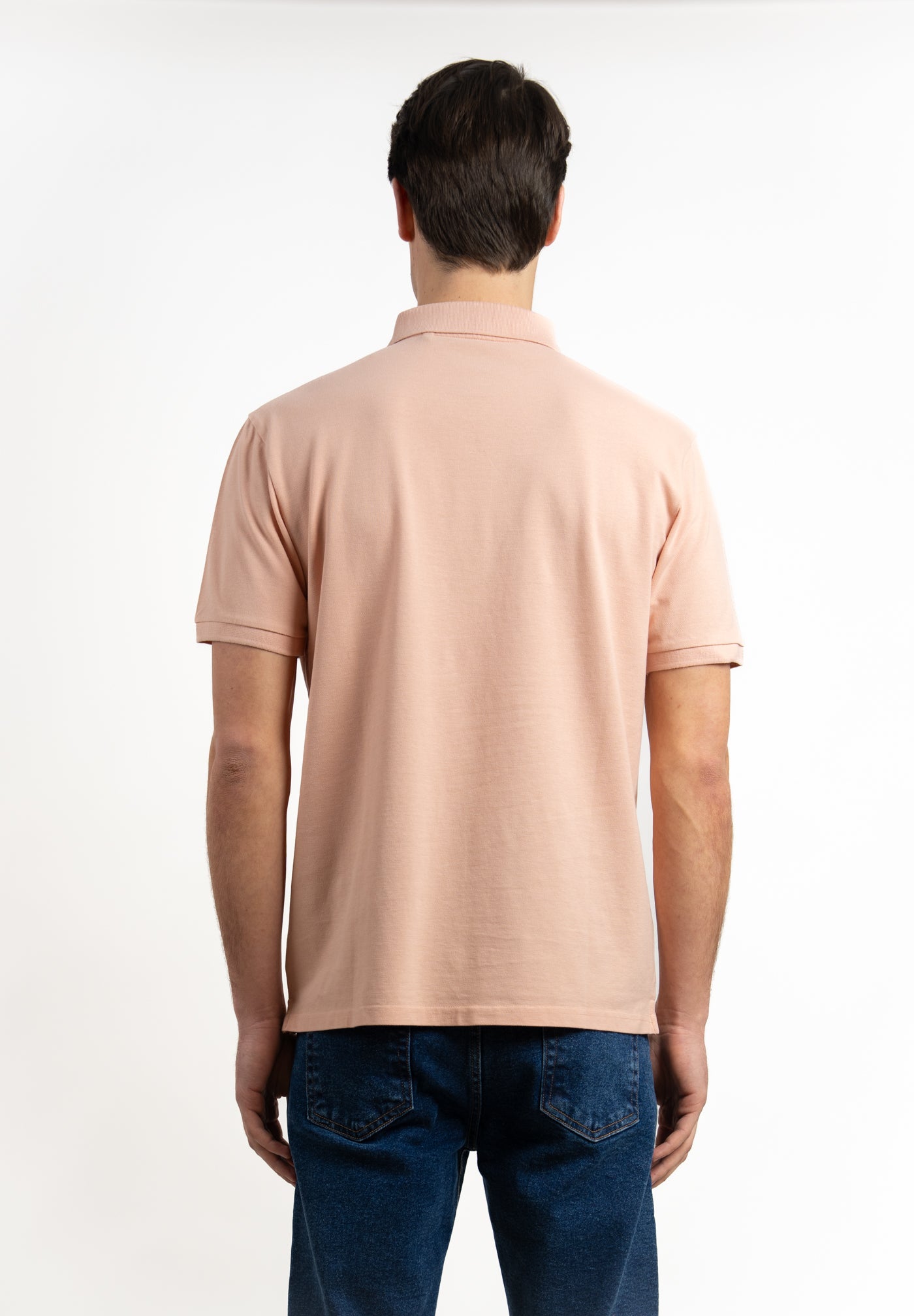 Pink Pastel Embossed Logo Polo