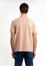 Pink Pastel Embossed Logo Polo