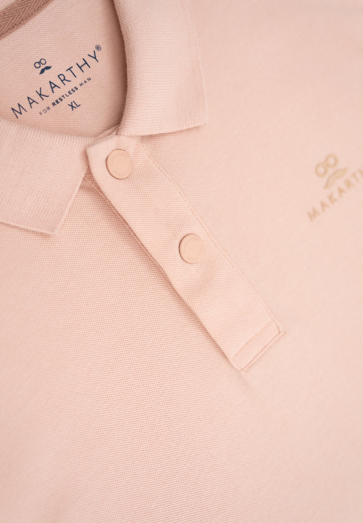Pink Pastel Embossed Logo Polo