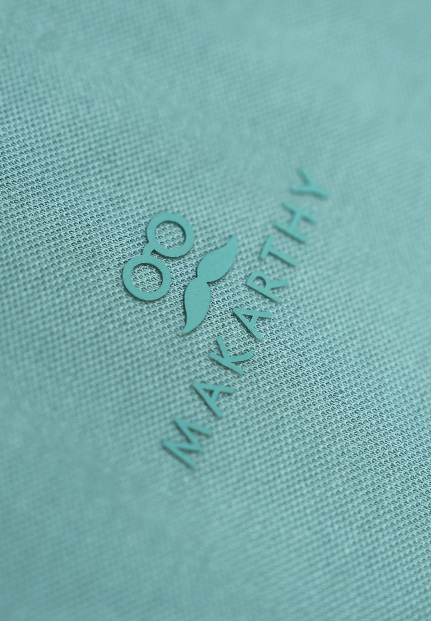 Polo with embossed logo Sea Blue