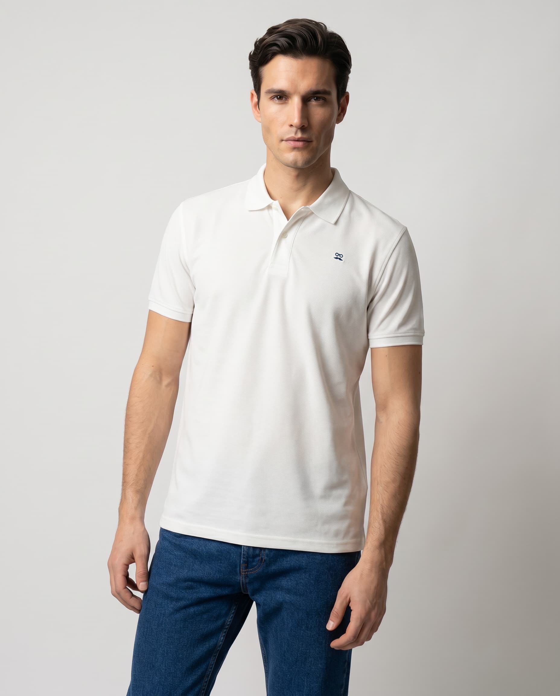 Polo Superfresco Estructura Blanco