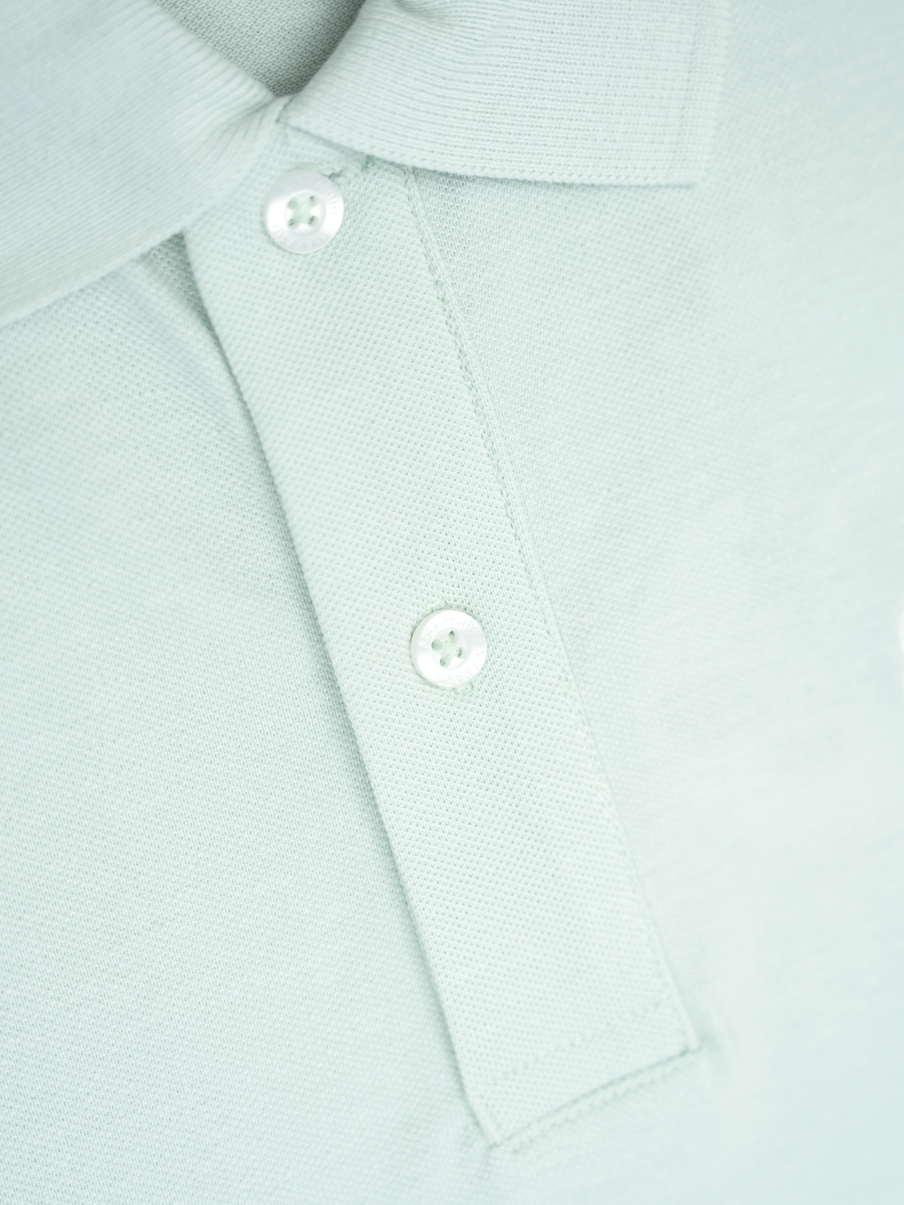 Polo Oversize Parche Azul Pastel