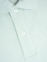 Polo Oversize Parche Azul Pastel