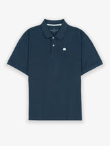 Polo Oversize Parche Azul Medianoche