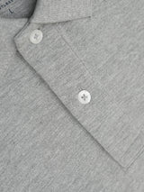 Polo Oversize Parche Bordado Gris