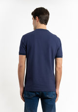 Polo Cuello Mao Marino