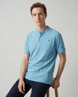 Polo Cuello Mao Sea Blue