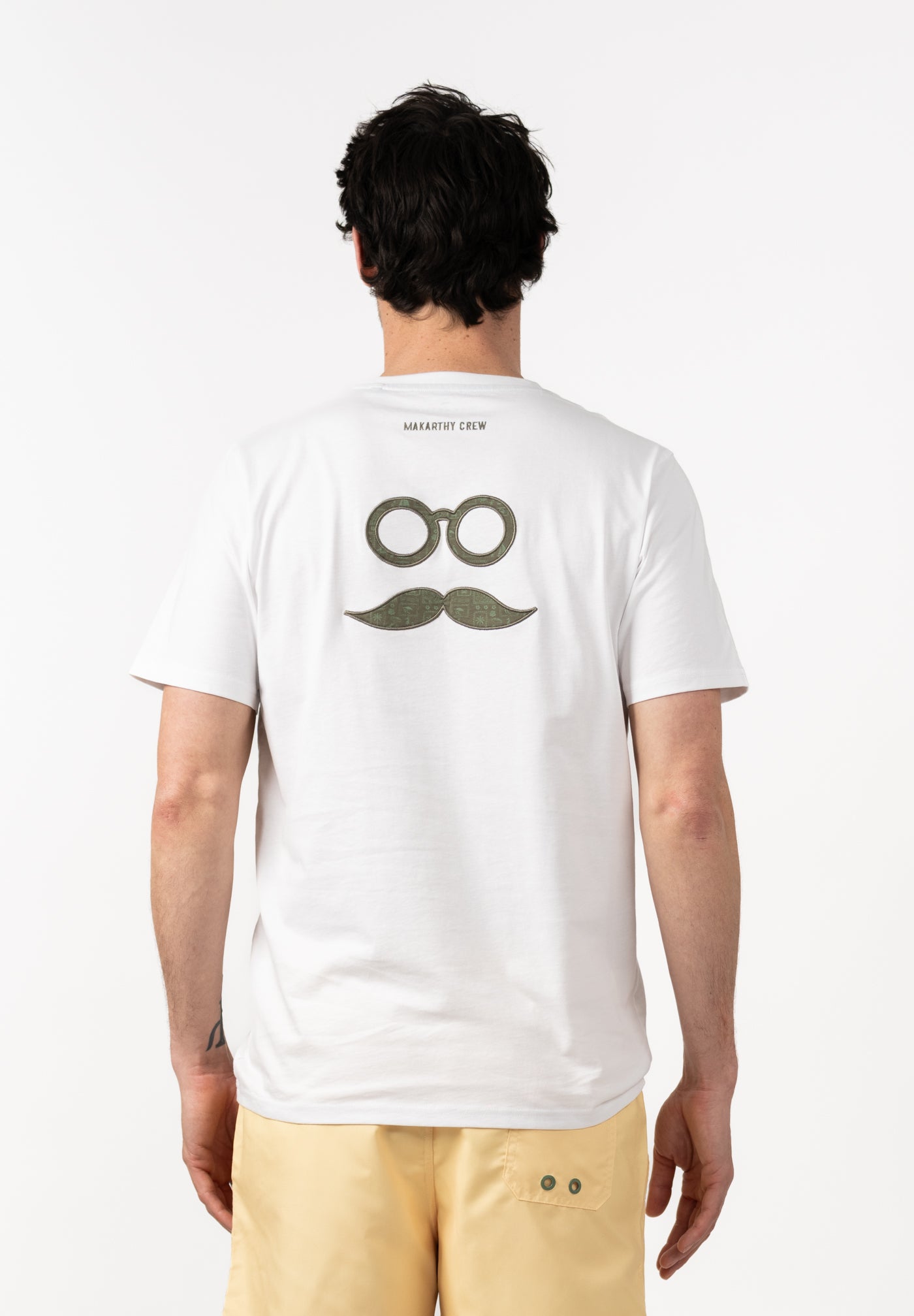 Makarthy Logo T-shirt White Fabric