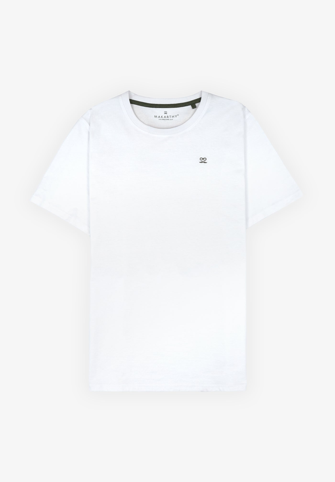 Makarthy Logo T-shirt White Fabric