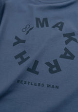 Vintage Indigo Lettering T-Shirt