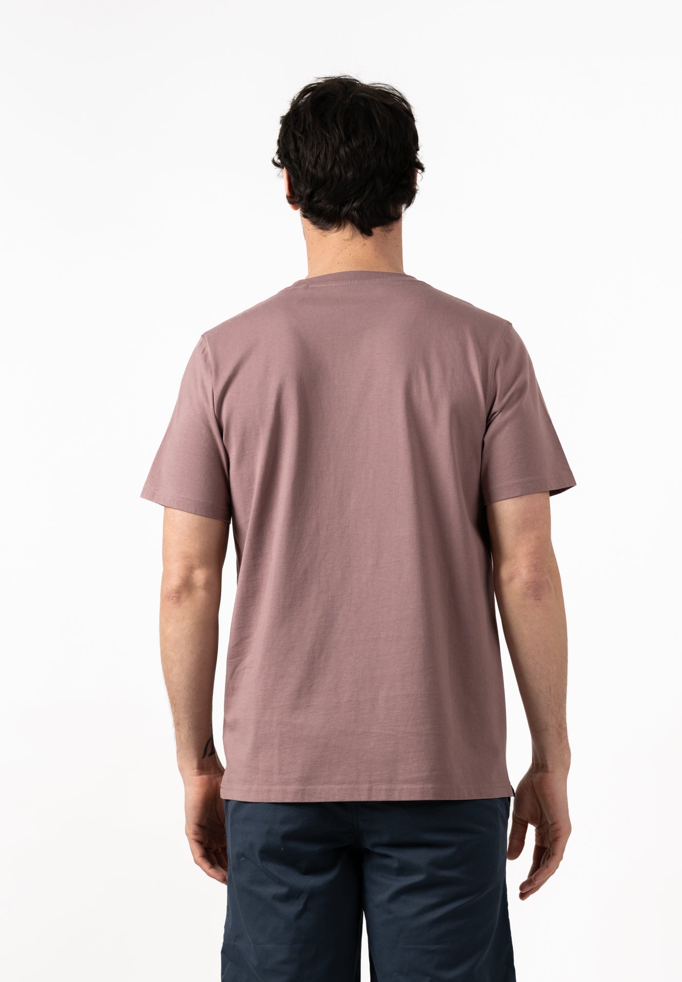 Mauve Embroidered Patch T-Shirt