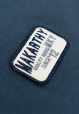 Midnight Blue Embroidered Patch T-Shirt
