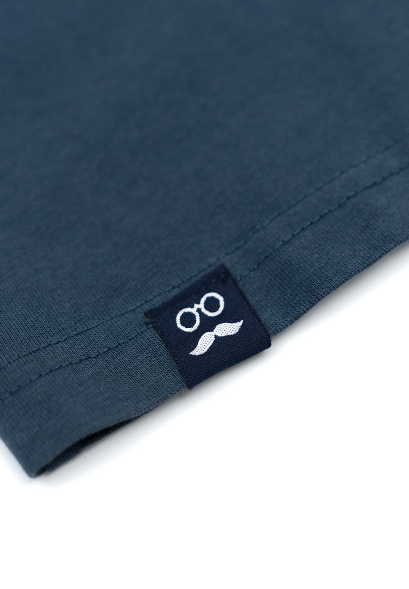 Midnight Blue Embroidered Patch T-Shirt