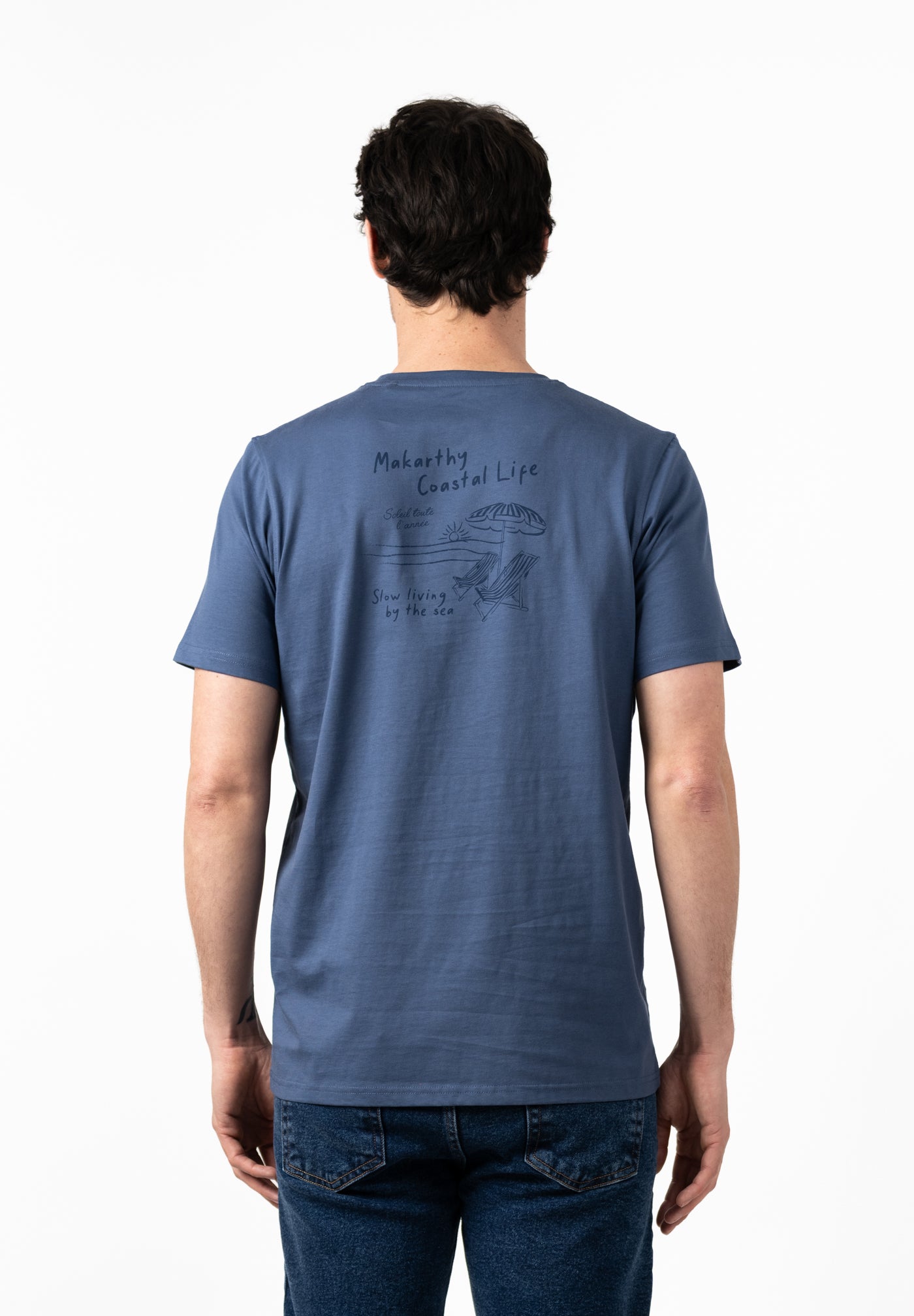 Vintage Indigo Côte d'Azur T-shirt