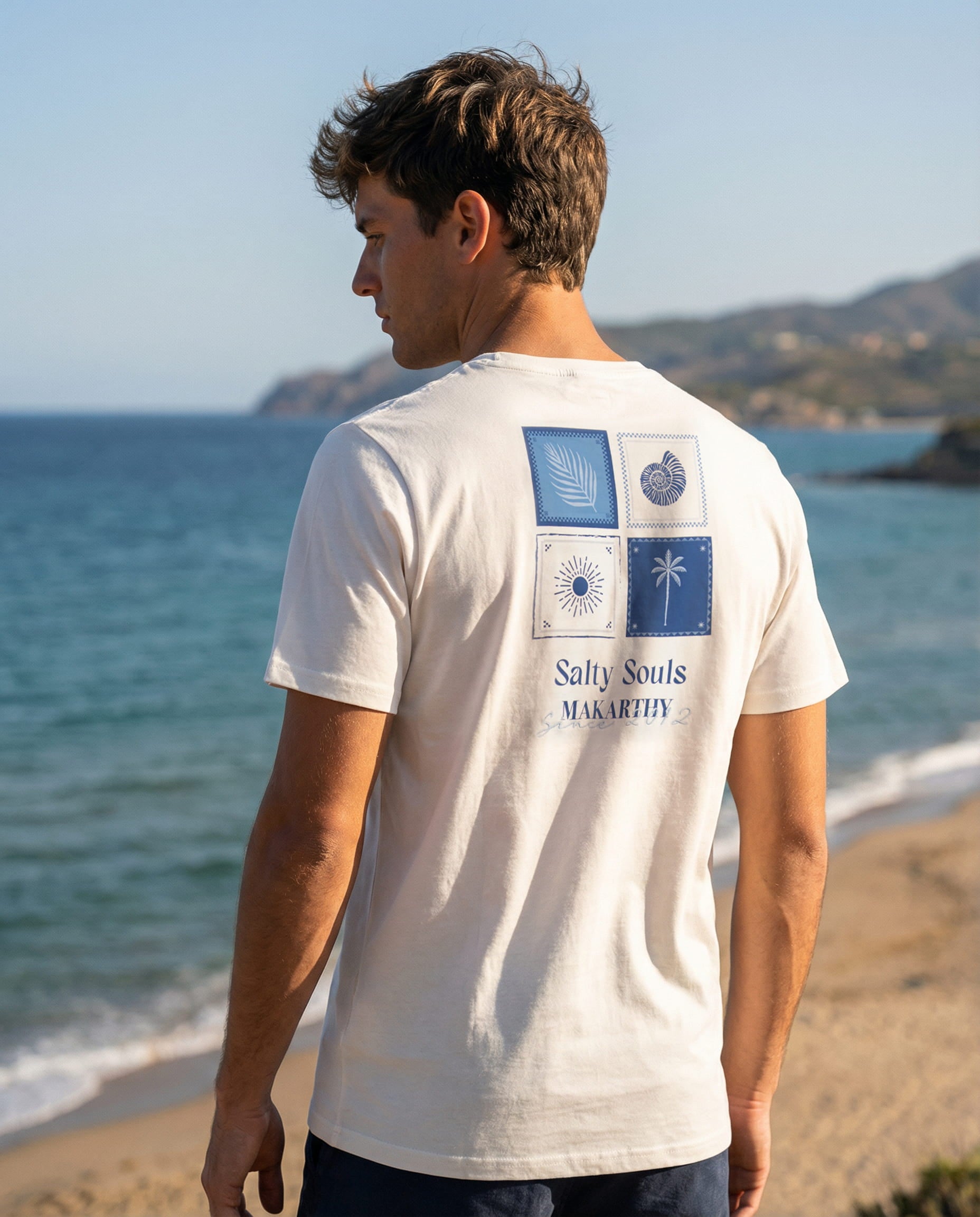 White Portrait T-Shirt