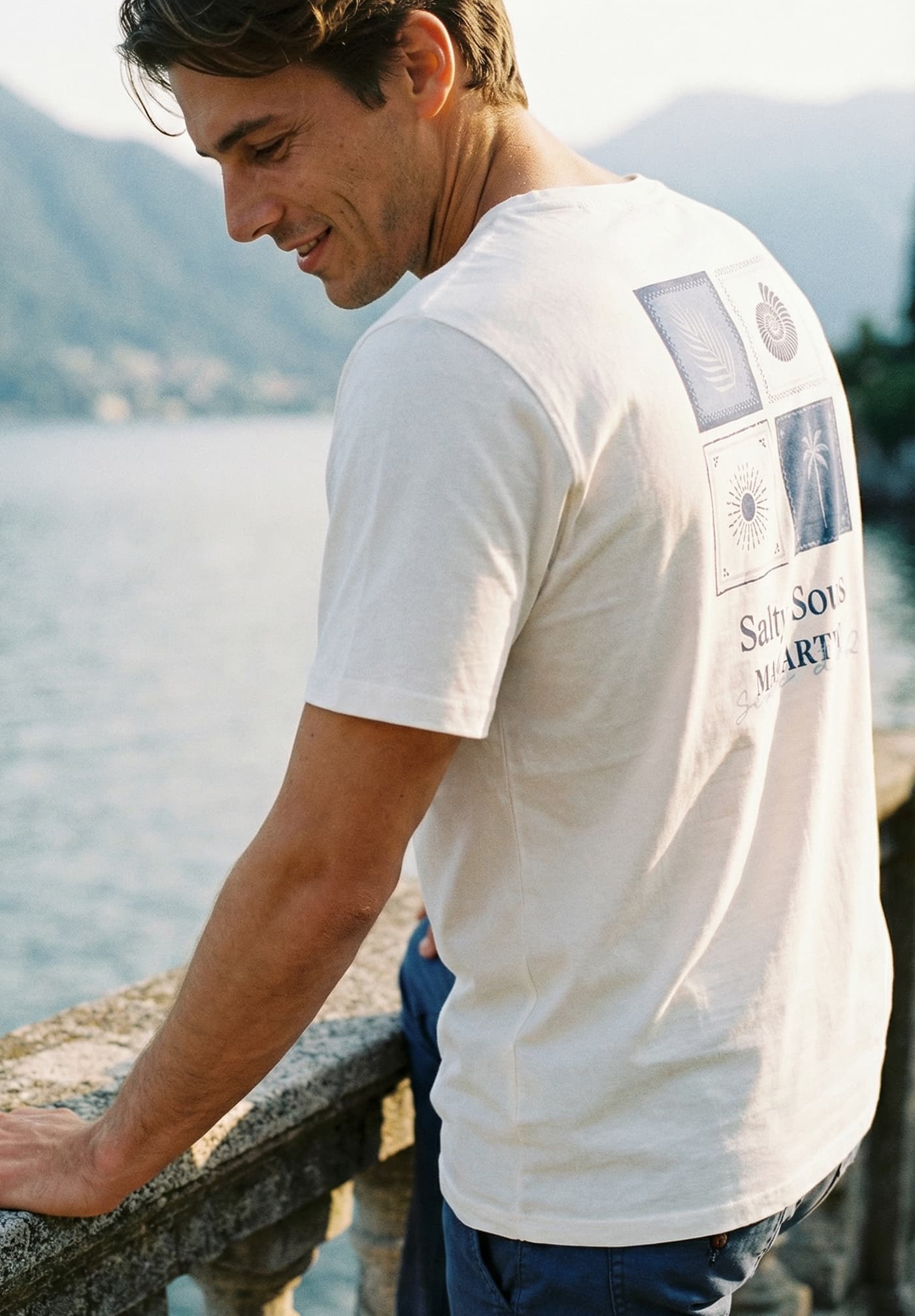 White Portrait T-Shirt