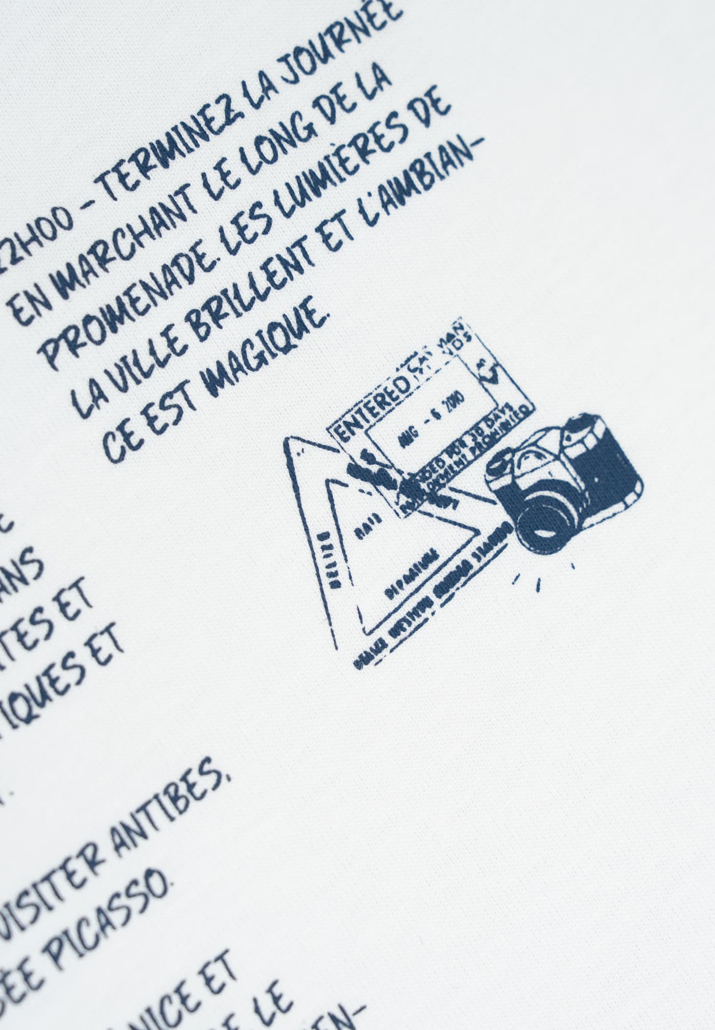 Letter White T-shirt
