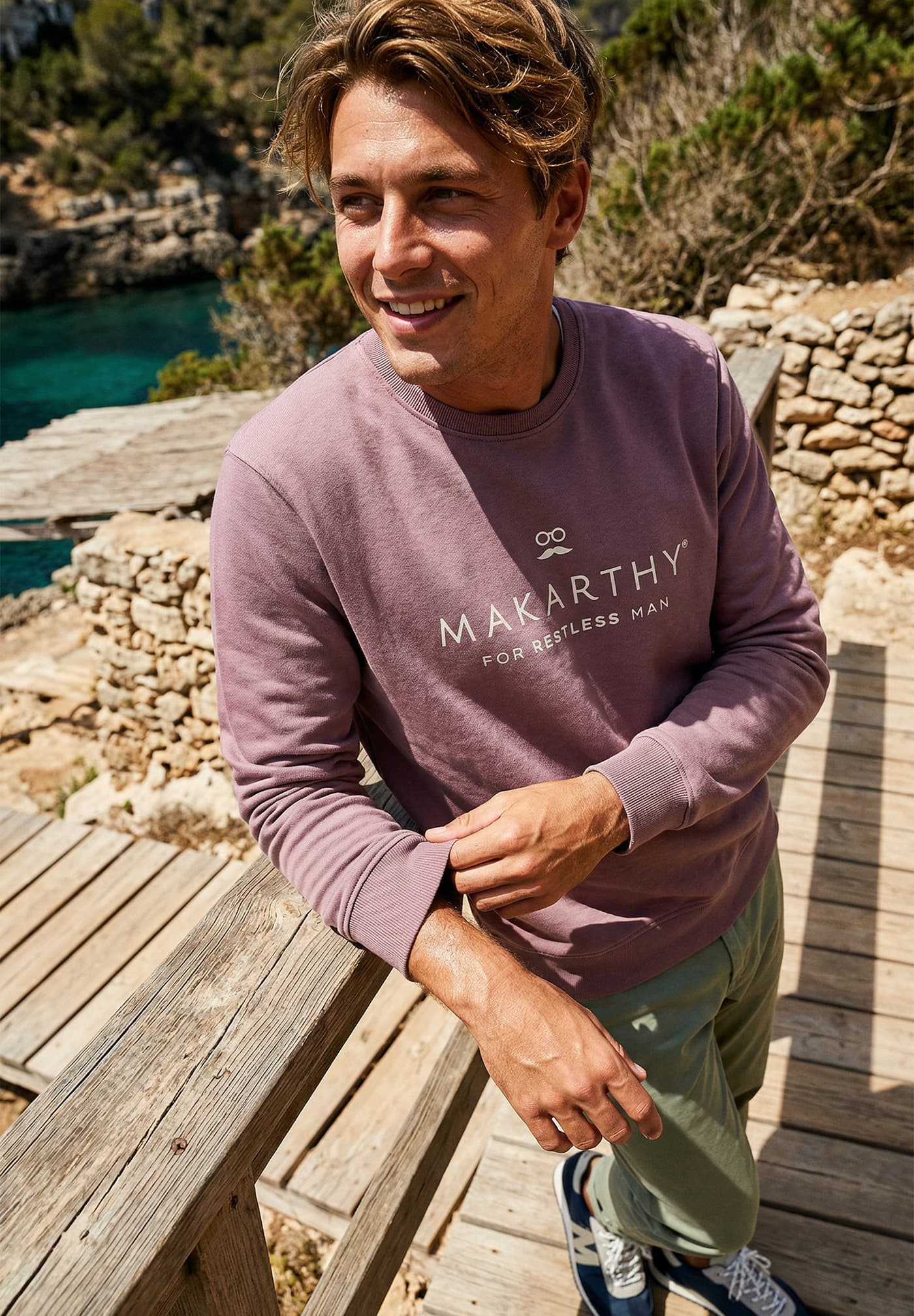 Sudadera Restless Malva