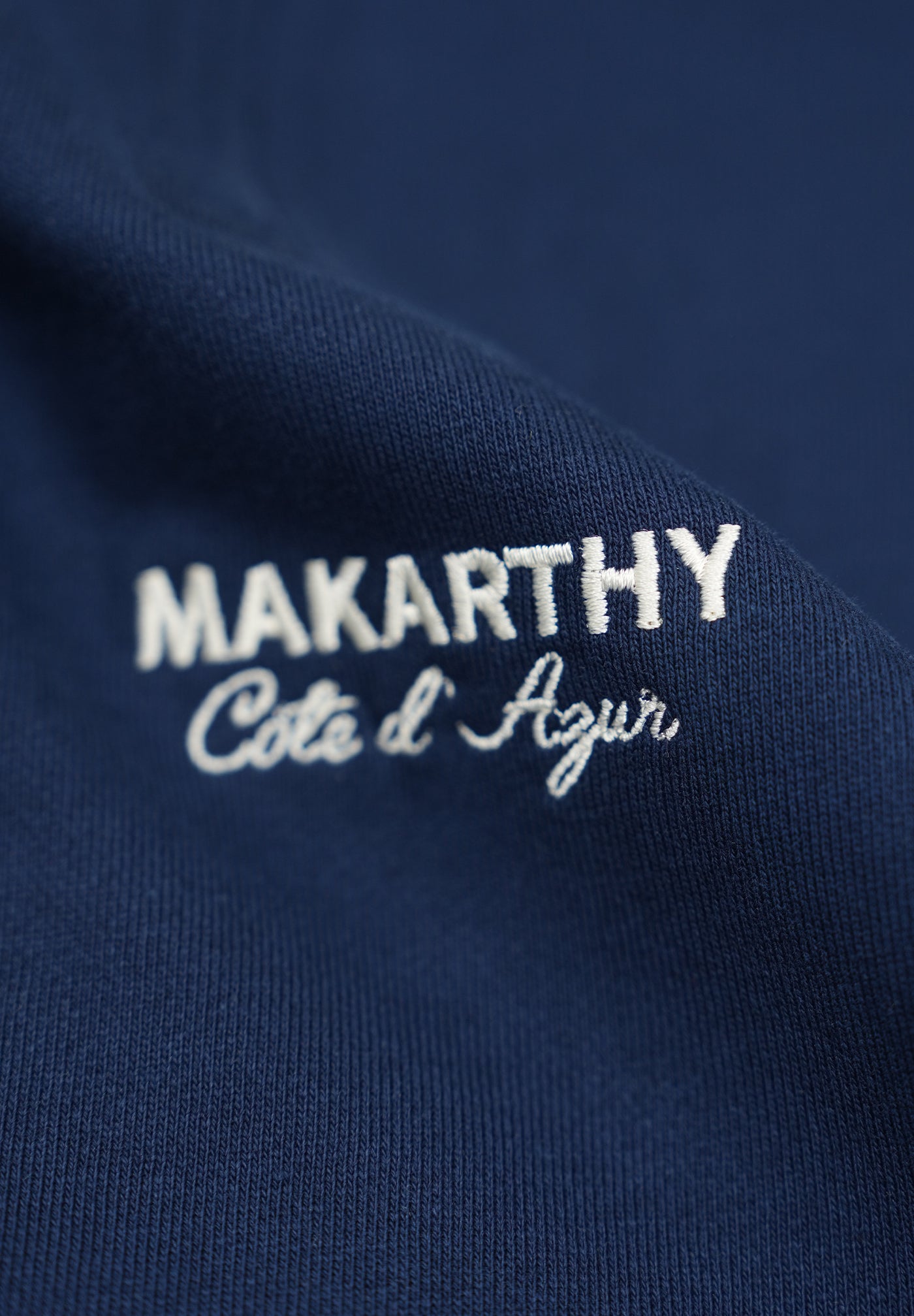Navy Half-Zip Sweatshirt