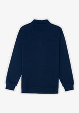Sudadera Media Cremallera Marino