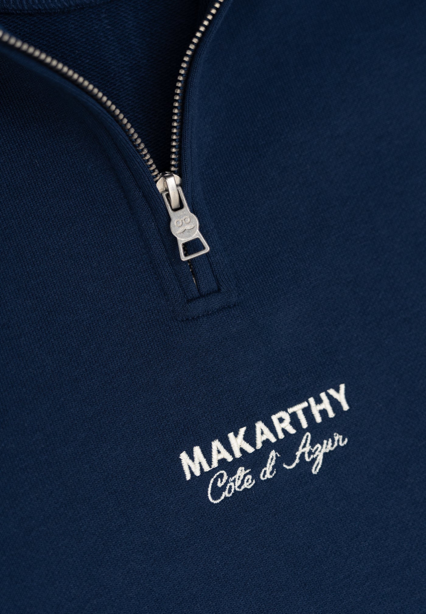 Navy Half-Zip Sweatshirt