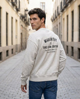 Sudadera Apliques Beige