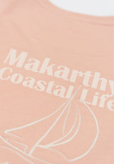 Sudadera Coastal Life Rosa Pastel