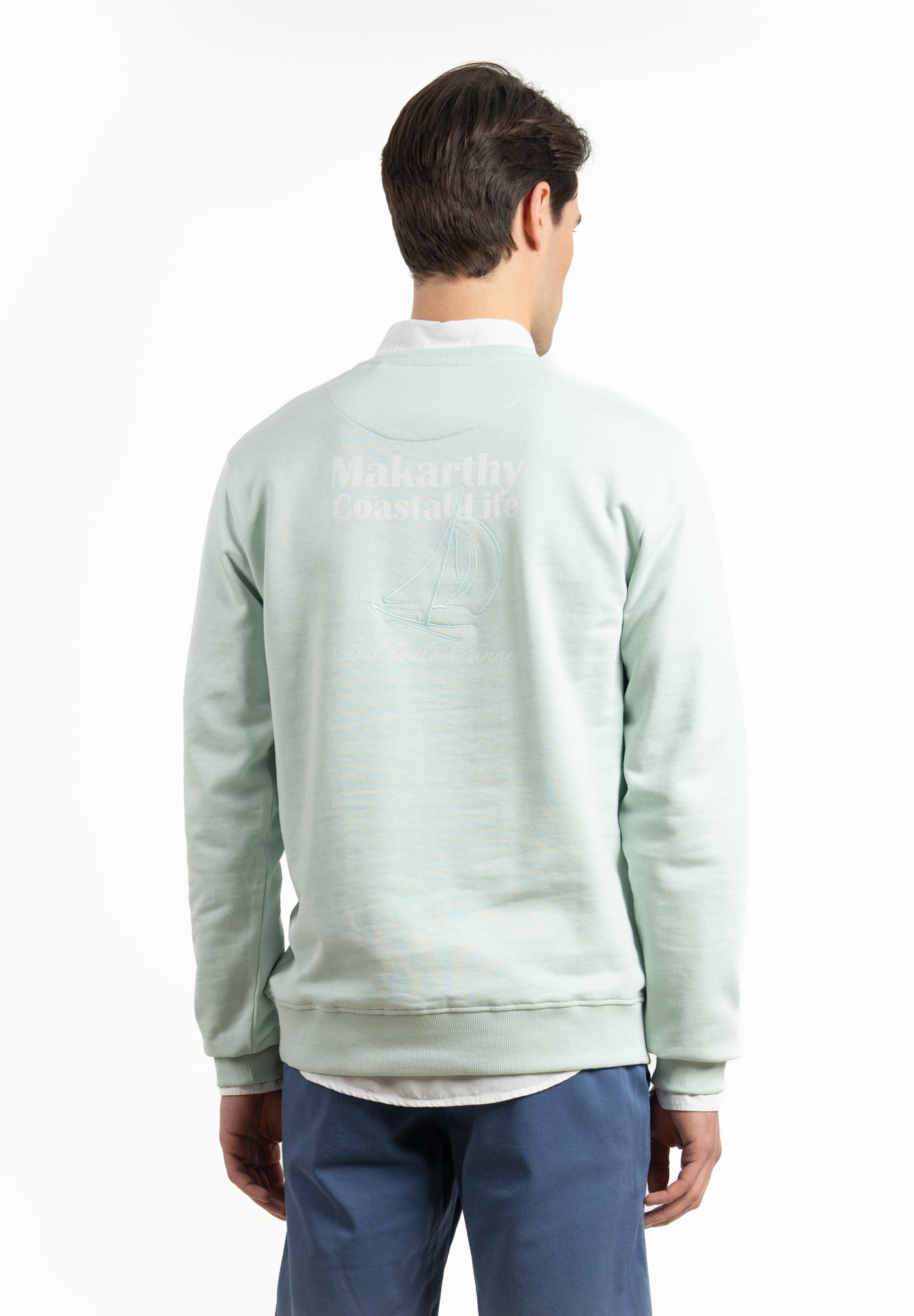 Sudadera Coastal Life Azul Pastel