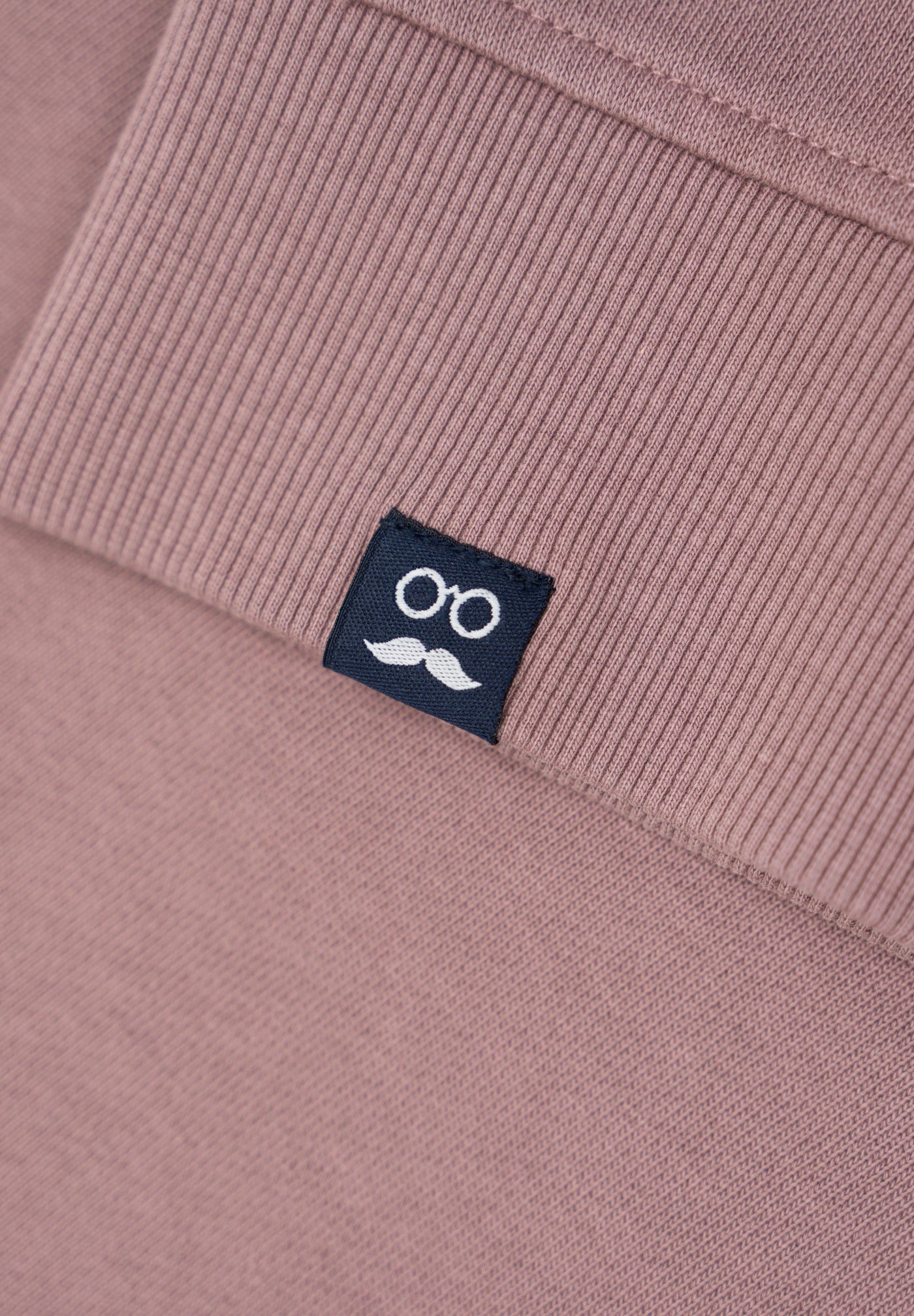 Embroidered Patch Sweatshirt Mauve