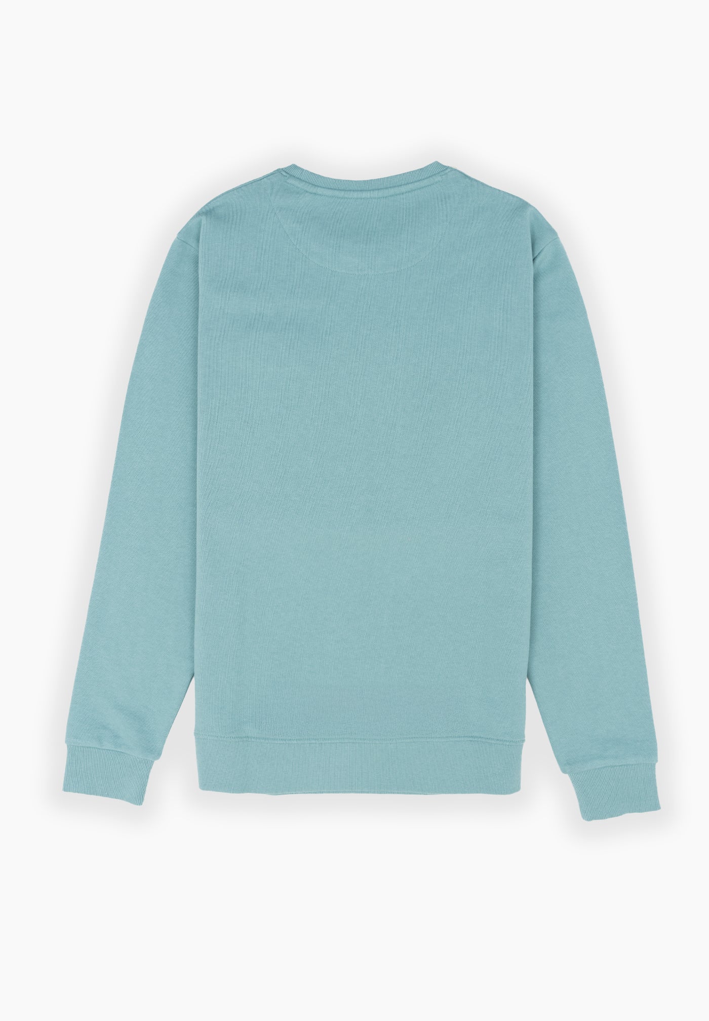 Embroidered Patch Sweatshirt Sea Blue