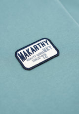 Embroidered Patch Sweatshirt Sea Blue