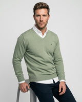 Jersey Cuello Pico Menta