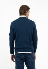 Jersey Cuello Caja Azul Medianoche