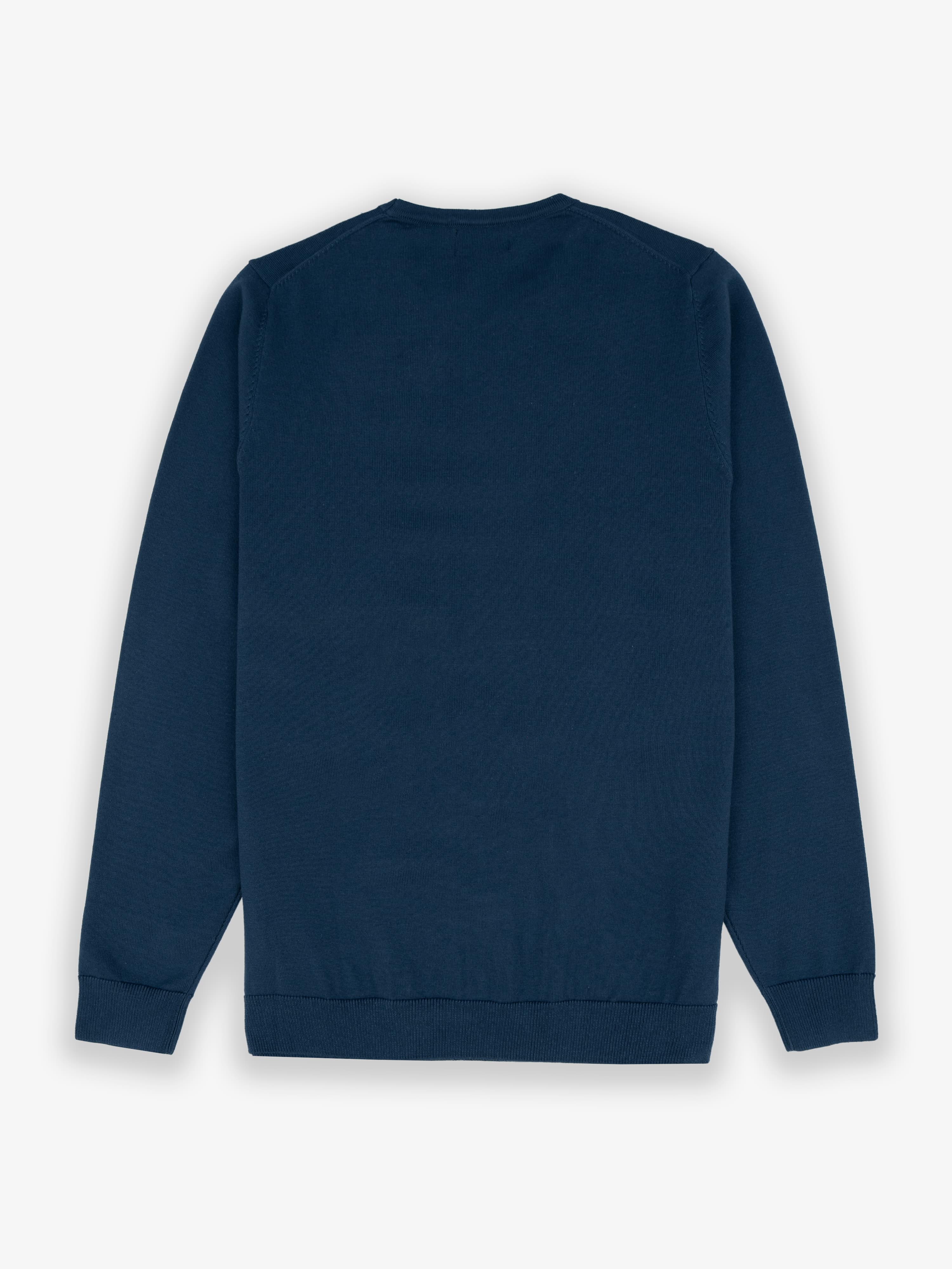 Jersey Cuello Caja Azul Medianoche