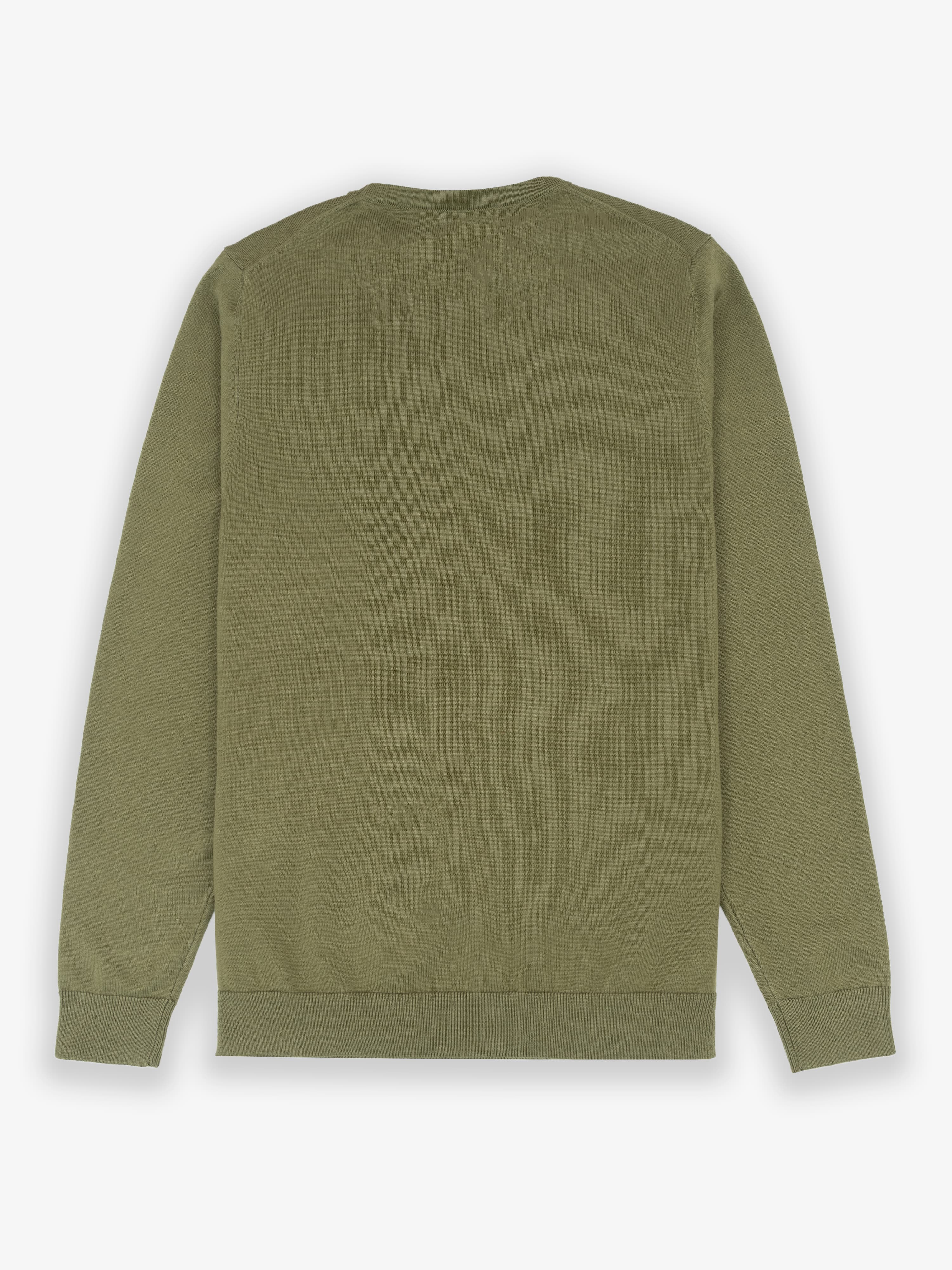 Jersey Cuello Caja Oliva