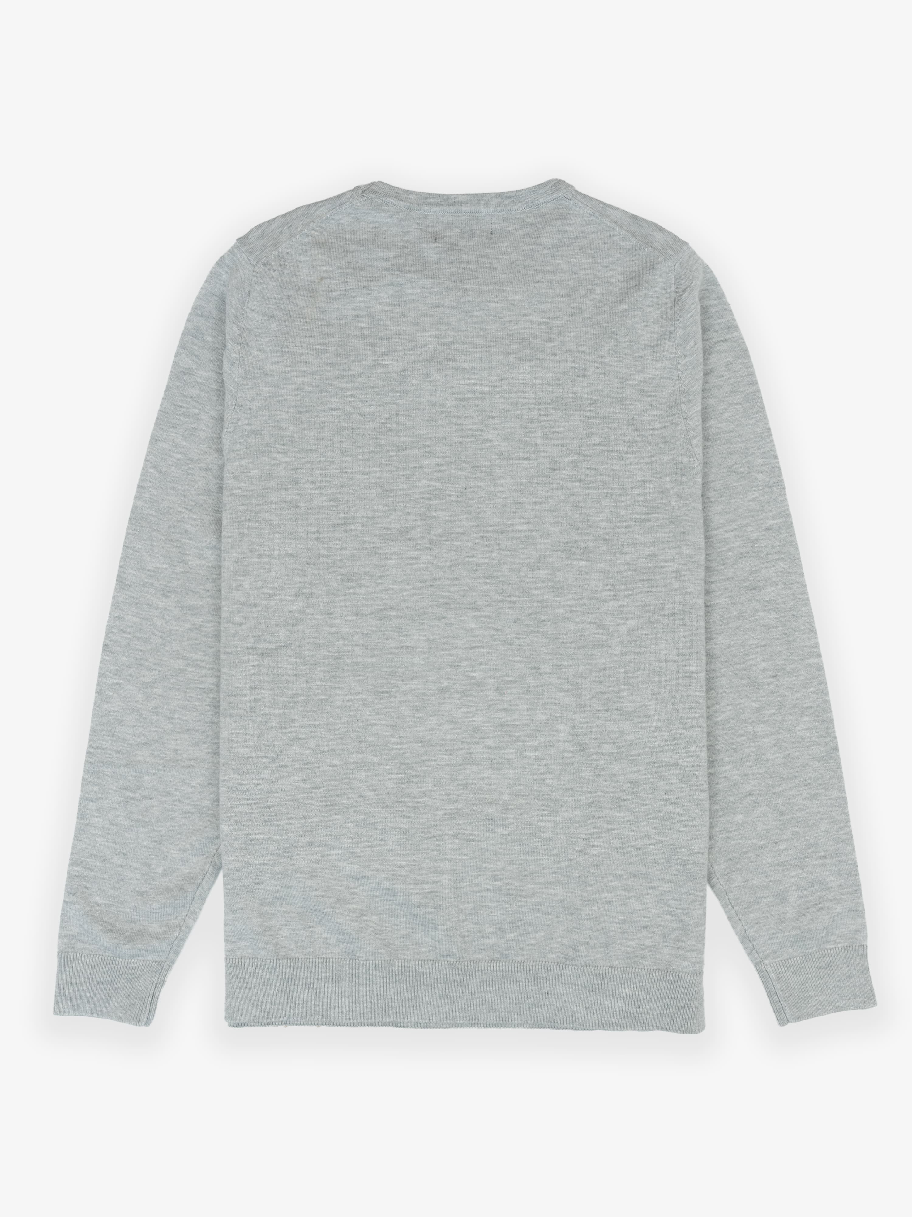 Jersey Cuello Caja Gris Claro