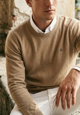 Jersey Cuello Caja Soft Camel
