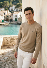 Jersey Cuello Caja Soft Camel